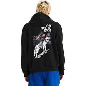 سترة بغطاء للرأس Sunlit Summit للرجال من The North Face - بلوفر كاجوال بتصميمات جرافيكية جريئة، وجيب يد الكنغر in Kuwait