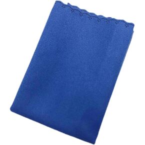 Colaxi Flute Cleaning Cloth Cleaning Kit Multipurpose Instrument Accessory Soft Cloth Flute Cleaner for Musical Instrument Piano Sax, Blue in Kuwait
