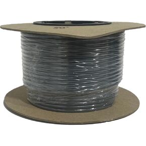 سلك الرصاص لحاجز الطيور - لفة نحاسية ملتوية احترافية بطول 50 قدمًا - مثالية لتركيب المسار المرن لصدمات الطيور - سلك مزدوج قياس 14 - سلك نحاسي معزول للهياكل الخارجية - أسود in Kuwait