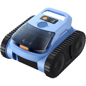 منظف ​​حمام السباحة الآلي، مكنسة حمام السباحة اللاسلكية لحمامات السباحة الداخلية، روبوت تنظيف حمام السباحة الأوتوماتيكي لأرضيات حمام السباحة، تنظيف الصرف، الجدران، خط الماء، 2150 قدم مربع، وقت تشغيل 180 دقيقة، روبوت شحن سريع 3 ساعات لحمام السباحة in Kuwait