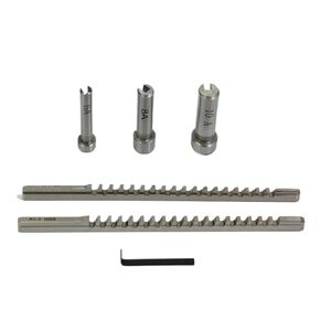 متري الحجم 2 مللي متر 3 مللي متر دبابيس 6/8/10 البطانات ذات الياقات مع الحشوات أدوات القطع باستخدام الحاسب الآلي مجموعة Keyway Broach in Kuwait