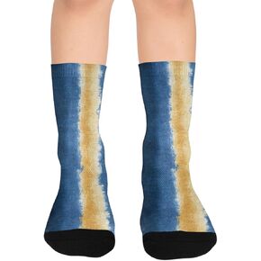 جوارب Art Stripe Nary Blue للمشي لمسافات طويلة - جوارب شتوية حرارية سميكة دافئة للأطفال الصغار للأولاد والبنات للمدرسة، والارتداء اليومي والأنشطة الخارجية in Kuwait