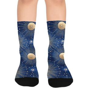 جوارب Midnight Burst Glow للمشي لمسافات طويلة - جوارب شتوية حرارية سميكة دافئة للأولاد والبنات الصغار للمدرسة، والارتداء اليومي والأنشطة الخارجية in Kuwait