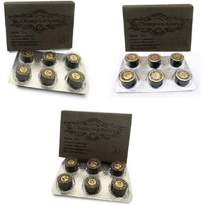 مجموعة من 6 أطراف لطبقات حمام السباحة من Champion لعصا البلياردو، فائقة النعومة، ناعمة، متوسطة، صلبة، 13 مم، 14 مم in Kuwait