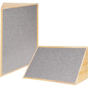 2 pack Bass Traps,24" X 12" Wooden Acoustic Panels,Better than Bass Trap Studio Foam,Corner Block Finish,Acoustic Treatment Panels for Studio, Listening Room or Theater in Saudi Arabia