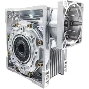 Speed Reducer RV75 Gear Ratio 5:1-100: 1 Input Hole 19mm Worm NMRV075 Gearbox for 130mm Stepper Motor(Ratio 80 to 1) in Saudi Arabia