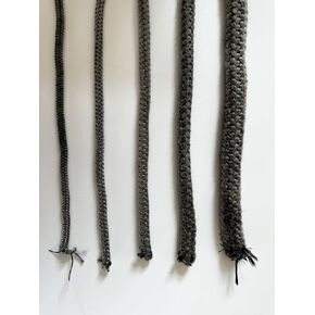 Gemmy Heart Graphite Impregnated Fiberglass Rope Seal Gasket Replacement for Wood Stoves 18mm 1meter Black (18mm 1meter Black) in Kuwait