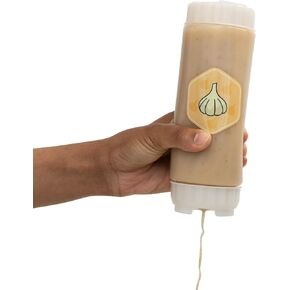 زجاجة ضغط FIFO قابلة لإعادة الملء للصلصة الساخنة - موزع بهار خالٍ من مادة BPA مع غطاء ملتوي، آمن للاستخدام في غسالة الأطباق للسريراتشا والثوم الحار والزيت الحار والجاموس in Kuwait