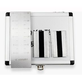 Grindometer Single Groove Grindometer with 2 Scrapers Scale Range 0-25 Indexing Value 2.5μm GB/T1724-93 Standard for Testing The Fineness of Paints, Lacquers, Inks, etc in Kuwait