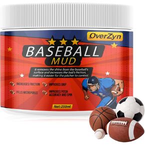 8.3 oz Football Mud, Football Mudding kit, Baseball Mud, Improves Grip Control Increases Surface Friction Reduces Shine on New Balls Gentle Formula for Leather & Synthetic Game Balls in Kuwait