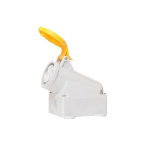 4h Industrial and Socket 110V-130V Three-core 16A Waterproof Aviation Male and Female Docking Connector IP44(Surface Mounted Socket) in Kuwait