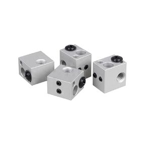3D Printer Accessories Heated Blockfor Print Head Extruder Aluminum Block(Blue) in Kuwait