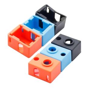 2/5/10pcs Heater Block Protective Silicone Sock Insulation Cover ForHot End 3D Printer Parts(Black,10pcs) in Kuwait