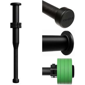 EZ-CLUB V2 MAX - نادي ثقيل الوزن قابل للتعديل - متوافق مع لوحات أولمبية مقاس 2 بوصة - طول 55 سم - يشمل الياقة - لقوة القبضة وحركة الكتف والتدريب على التدفق in Kuwait