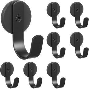 8 Pack Magnetic Hooks, Heavy Duty Strong Magnet Hangers for Grill, Refrigerator, Metal Door, Kitchen, Barbecue Tools in Kuwait