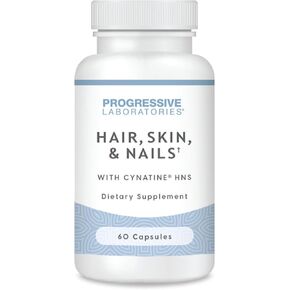 Hair, Skin & Nails Supplement – Dietary Supplements with Keratin (Cynatine HNS), Bamboo Silica, Biotin & TRAACS Minerals – Supports Strong Hair, Smooth Skin & Resilient Nails – 60 Vegetable Capsules in Kuwait