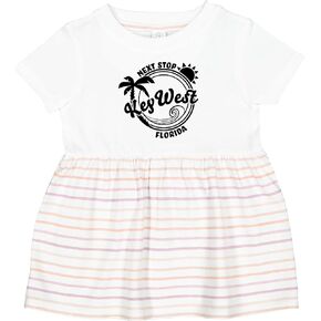 Inktastic Next Stop- فستان الرضع في كي ويست، فلوريدا in Kuwait