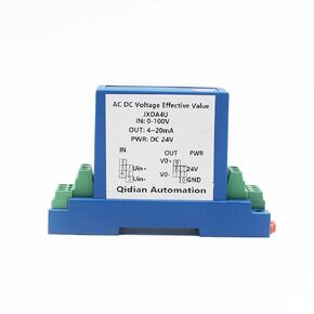 Voltage Transducer 75V 110V 380V AC Voltage Sensor 4-20mA Output AC Voltage Transmitter(4-20mA Out,0-100V Input_DC Input_DC24V) in Saudi Arabia