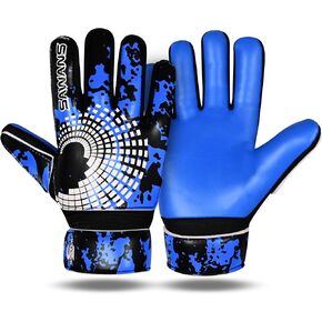 SAWANS Football Goalkeeper Gloves Boys Kids Children Youth Adult Soccer Goalie Gloves Strong Grip Palms Wrist Support Junior Anti Slip in Kuwait