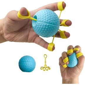 Hand Exercise Ball Squeeze Balls for Hand Therapy Finger Extension Exerciser Finger and Wrist Strengthener, Hand Grip Strengthener for Elderly, Weak Hand, Arthritis, Stroke, Carpal Tunnel in Kuwait