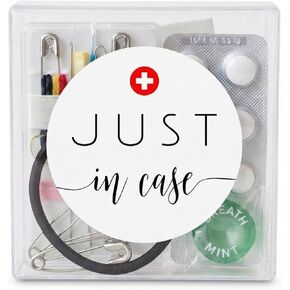 JUST in CASE Travel & Outdoor Emergency Kit Stickers 120 Pcs - 1.6" Round Labels for First Aid Bags, Car Survival Kit, Camping Gear, Hiking Backpacks in Saudi Arabia