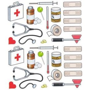 مجموعة من ورقتين - ملصقات Doctor Band AID Ouch in Kuwait