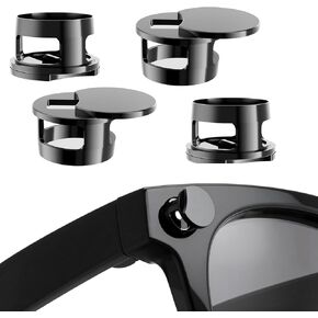 [4 عبوات] أغطية حجب ضوء LED قابلة للتعديل لـ Ray-Ban Meta Wayfarer، Skyler، بطانة الرأس (الجيل 2)، نظارات Oakley Meta، سهلة حجب ضوء LED عند التسجيل، الاستخدام ليلاً ونهارًا، حماية الخصوصية (4) in Kuwait