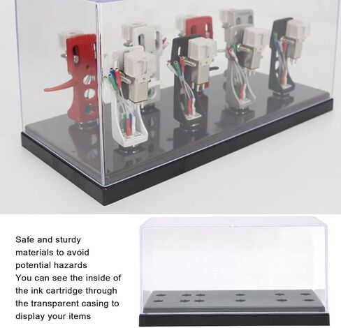 حافظة Qiilu Phono Shell، صندوق تخزين رأس الفونوغراف، طراز حديث، متوافق مع غطاء الرأس العالمي، صندوق عينة العرض، حافظة خرطوشة غطاء الرأس in Kuwait