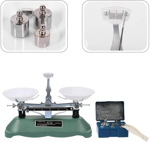 1 مجموعة مقياس التوازن الميكانيكي مع الأوزان للطلاب المدرسة الكيمياء الفيزياء تجربة ملحق لوازم المختبرات أداة التعلم in Kuwait