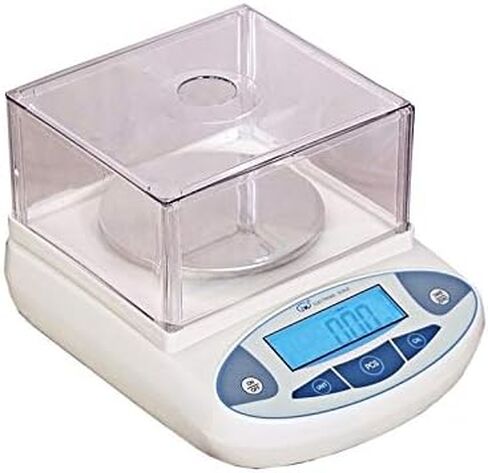 مقياس إلكتروني دقيق 0.001 جرام للميزان الميكانيكي للمختبرات وزن المجوهرات الفارغة ووظيفة جهاز الكمبيوتر، 100 جرام/0.001 جرام (100 جرام/0.001 جرام () in Kuwait