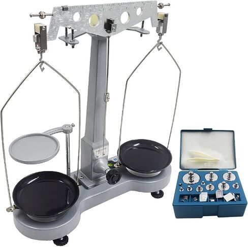 ميزان ميكانيكي، 500 جرام 0.02 جرام، ميزان طاولة ذو رافعة واحدة عالي الدقة، مع أوزان قياسية، أدوات تعليمية للمعدات التجريبية للميكانيكا الفيزيائية in Kuwait