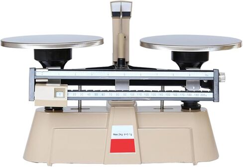 موازين تحليلية مزدوجة للمختبر، مقياس توازن ميكانيكي دقيق مع صامولة، نطاق الوزن 0.1 جرام - 2000 جرام ومحدد بشكل واضح، مؤشر مرن دقيق، للكليات والمختبر in Kuwait