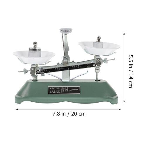 jojofuny Portable Mechanical Laboratory Balance Scale with Weights and Tweezers Teaching Tool for Accurate Jewelry Powder Measurement and Classroom Experiments in Saudi Arabia
