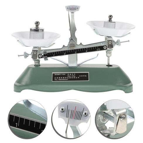 jojofuny Portable Mechanical Laboratory Balance Scale with Weights and Tweezers Teaching Tool for Accurate Jewelry Powder Measurement and Classroom Experiments in Saudi Arabia