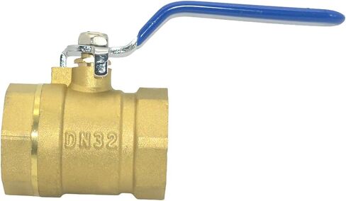VARMHUS NPT Female Brass Full Port Ball Valve Vinyl Handle WOG1000 (1'') in Kuwait