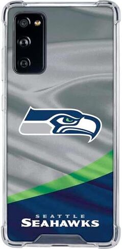 Skinit Clear Phone Case Compatible with Galaxy S20 FE - Officially Licensed NFL Seattle Seahawks Design in Saudi Arabia
