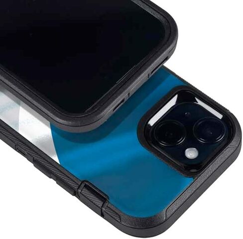 غلاف هاتف Skinit متوافق مع OtterBox Defender iPhone 14 - تصميم مرخص رسميًا من NFL Detroit Lions in Saudi Arabia