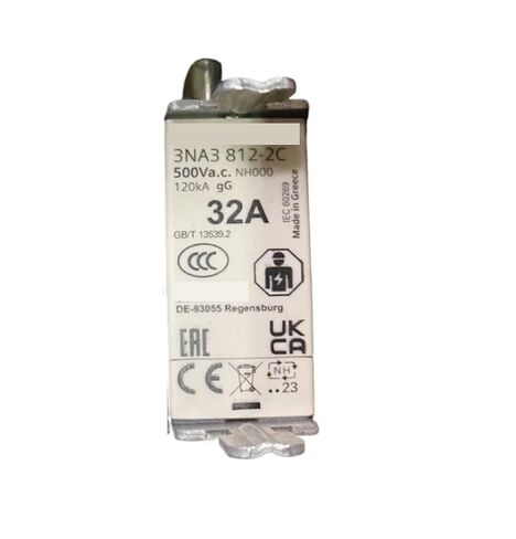 الصمامات الأساسية فيوز 3NA3812-2C 32A NH000-gG 3NA38122C in Kuwait