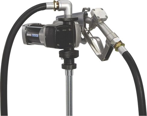 Roughneck Heavy-Duty Fuel Transfer Pump - 15 GPM, 120 Volt AC, Manual Nozzle, Gasoline Compatible in Kuwait