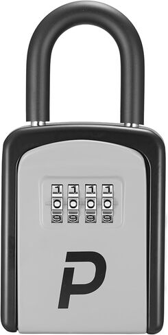 Puroma Key Lock Box, Lockbox for Keys Outdoor Combination Security Lockbox Outside Portable Storage Safe Box for Realtor and Rental, Home Office Apartment Door Handle House Key in Saudi Arabia