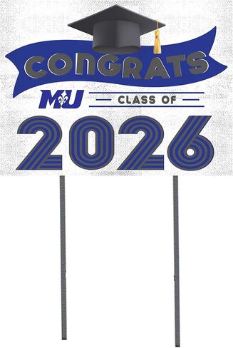 KH Sports Fan Marymount University Saints Congrats Class of 2026 Graduation Yard Sign, 18x24 in Saudi Arabia