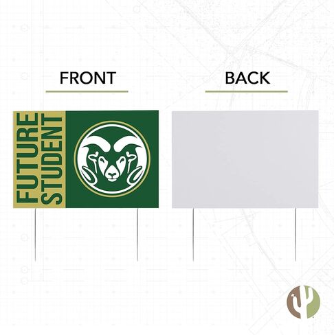 Desert Cactus Colorado State University Graduating Graduation Graduate Sign House 12 Inches x 18 Inches With Stakes (Grad Sign 4) in Saudi Arabia
