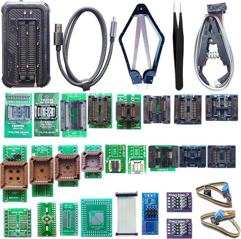 T76 مبرمج USB3.0 برنامج عالمي 24 محول عدة دعم EEPROM NOR NAND EMMC MCU GAL مقبس لـ Xgecu TL866II T48 T56 برنامج استبدال IC اختبار رقاقة قارئ الكاتب in Saudi Arabia
