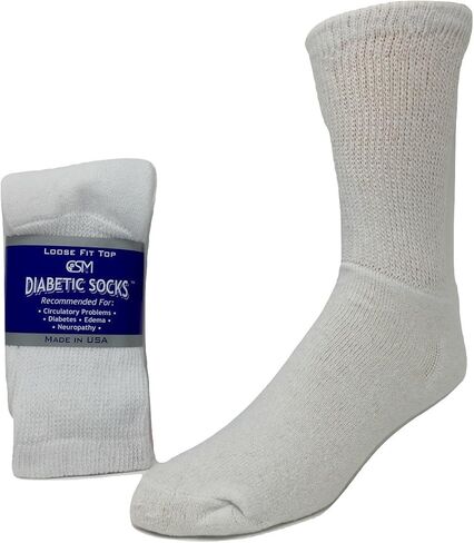 Creswell Diabetic Socks 12 Pack (1dozen Pairs) in Saudi Arabia