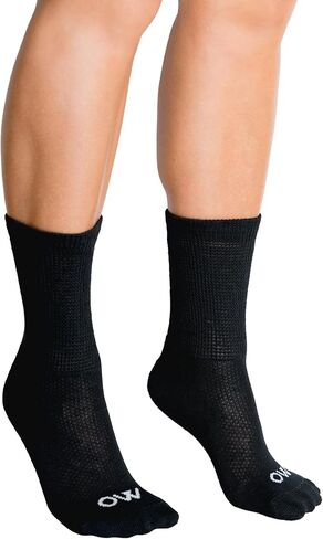 MOUVE Diabetic Socks for Women & Men - Cushioned Crew Socks with Soft Stretch, Non-Binding Top for Neuropathy Relief in Saudi Arabia