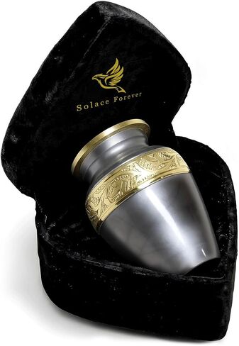 Small Urn for Ashes Adult Male & Female - Miniature Urns for Human Ashes Keepsake - Cremation Memorial Keepsakes for Mom & Dad - Decorative Mini Urns (Pink, Small) in Kuwait