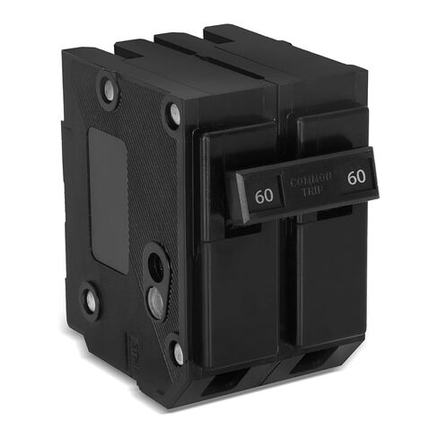 قاطع BR260 Br 2 قطب 60 أمبير، مناسب لقاطع Eaton Br نوع 60 أمبير 2 قطب، تصنيف 120/240 فولت، 2 قطب 60 أمبير نوع Br قاطع دائرة قابل للتبديل in Saudi Arabia