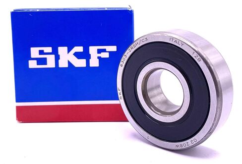 SKF 6303 2RSH C3 محمل كروي ذو أخدود عميق، مطاط مختوم 17x47x14 ملم in Saudi Arabia