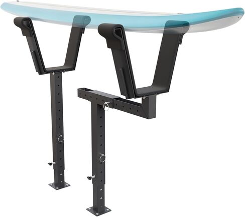 Adjustable Surfboard Shaping Stand, Heavy Duty Surfboard Workbench, Alloy Steel Professional Stable Shaping Station for Indoor Surfboard Shaping, Repair, Waxing & Detailing, Black in Saudi Arabia