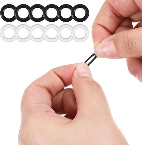 طقم إصلاح النظارات - طقم 100 قطعة من حلقات شد النظارات المصنوعة من السيليكون المضادة للانزلاق (4 مم) لمنع النظارات من الانزلاق، تناسب معظم إطارات النظارات والنظارات الشمسية in Kuwait